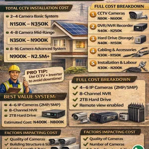 CCTV Installation Cost in Port Harcourt (2026 Full Pricing Guide)