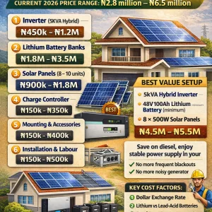 5kva solar system price