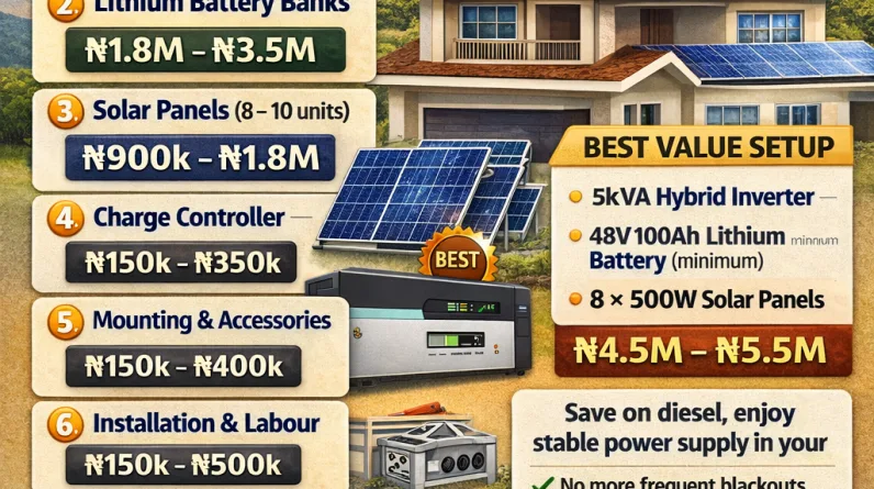 5kva solar system price